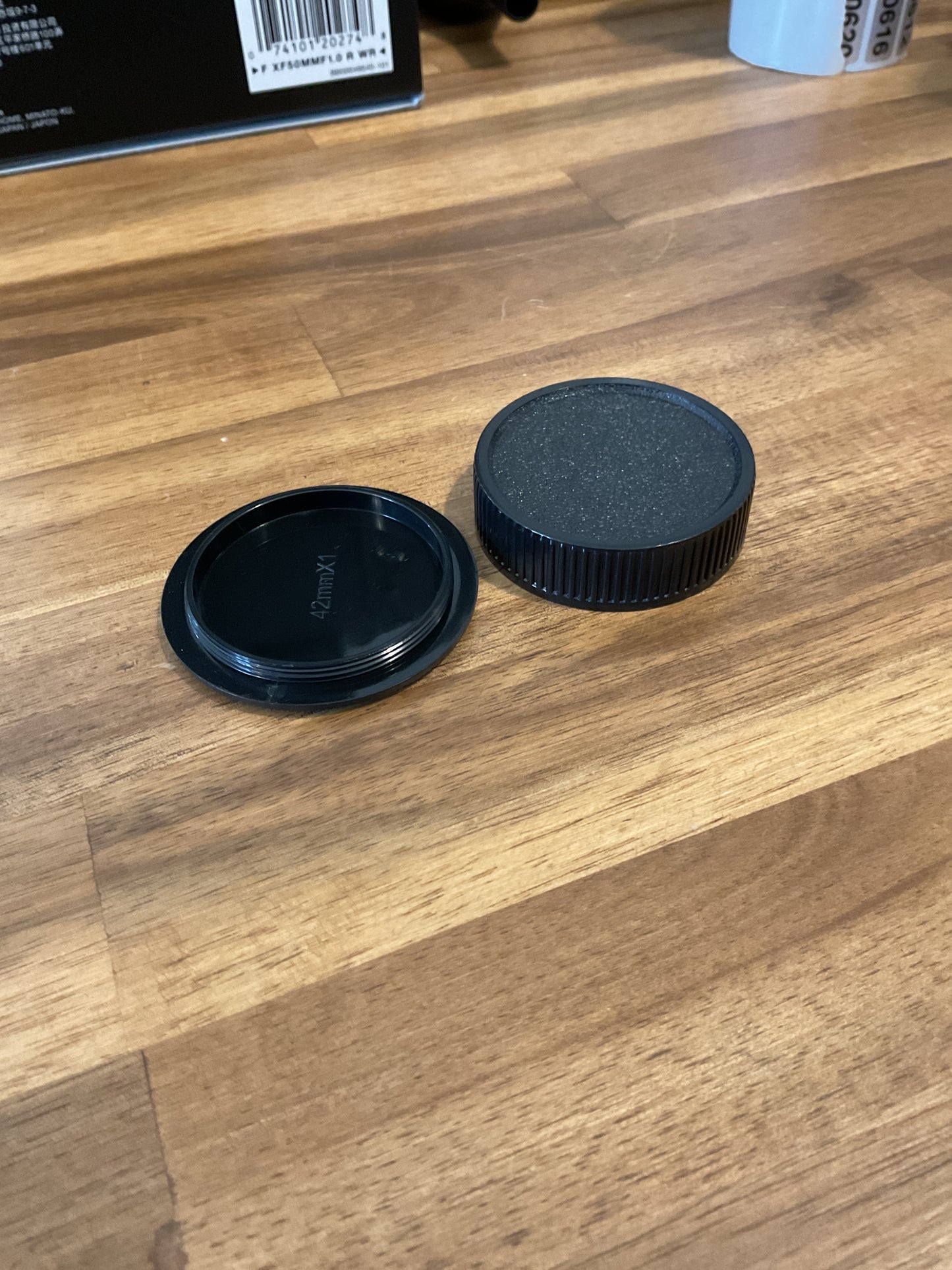 M42 Screw Mount Rear Lens Cap & Body Cap Set