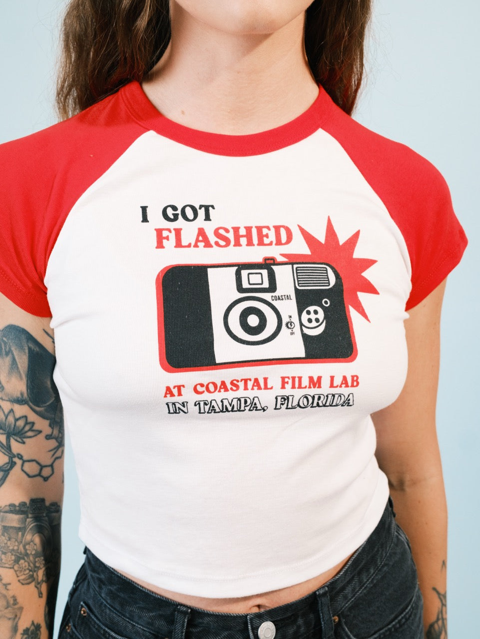 I Got Flashed at Coastal Film Lab Baby Tee