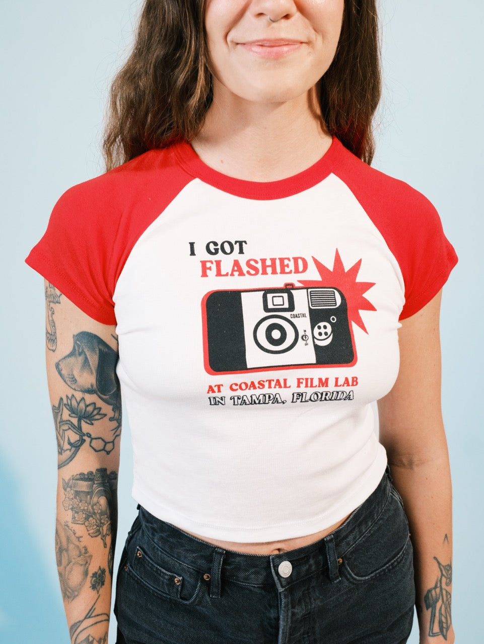 I Got Flashed at Coastal Film Lab Baby Tee
