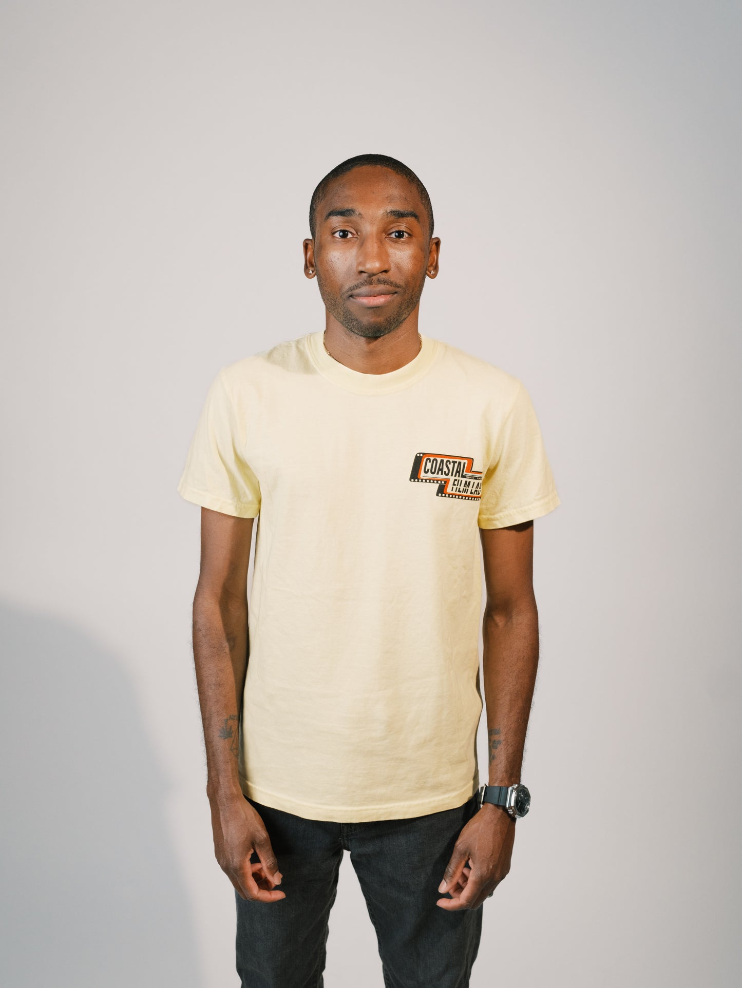 Coastal Develop From Negatives Surfer T Shirt Tee - Banana