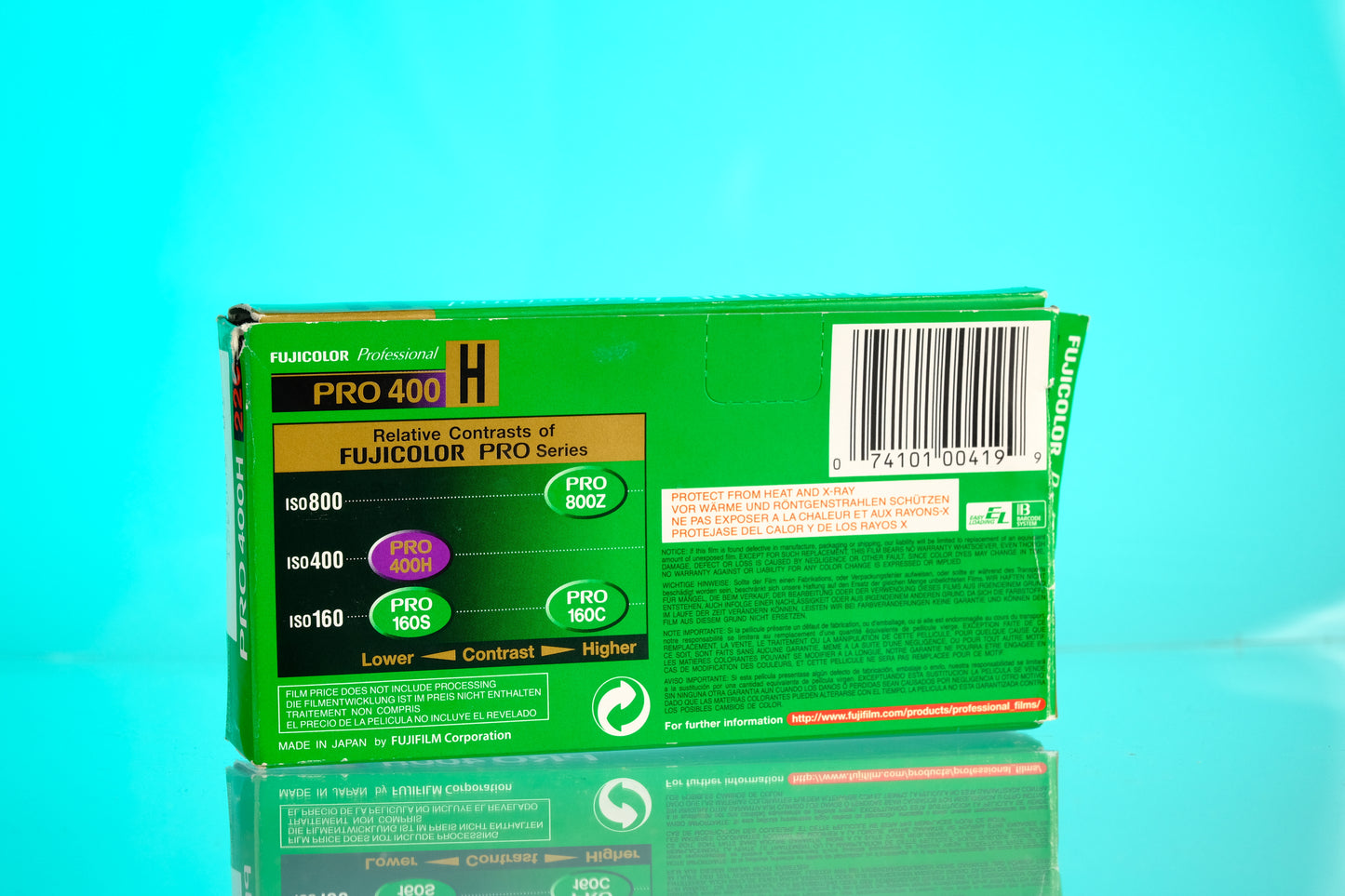 Fujifilm Pro 400H 220 C41 Color Negative Film exp 9-2009