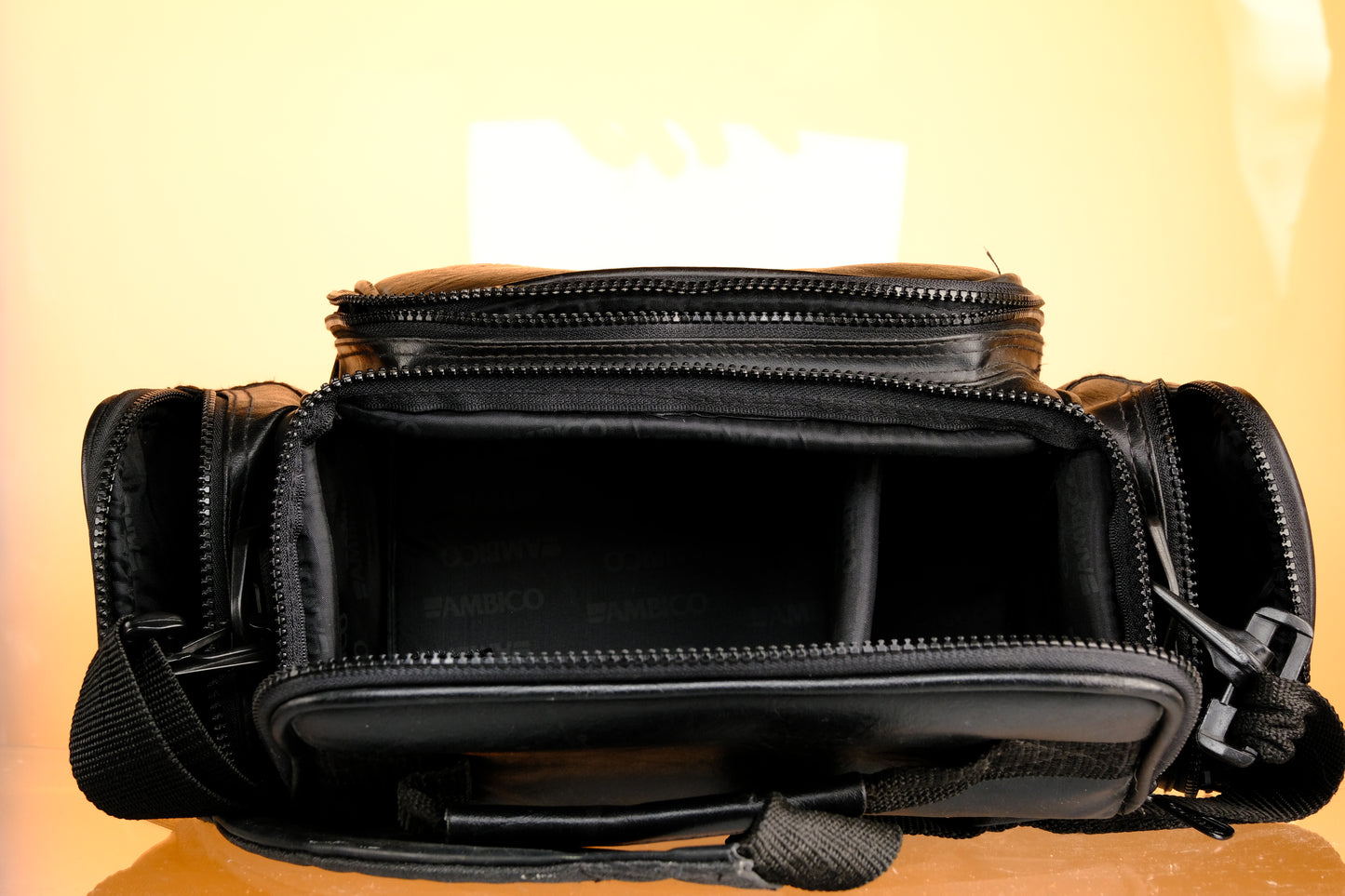 Ambico Vintage Leather Camera Bag