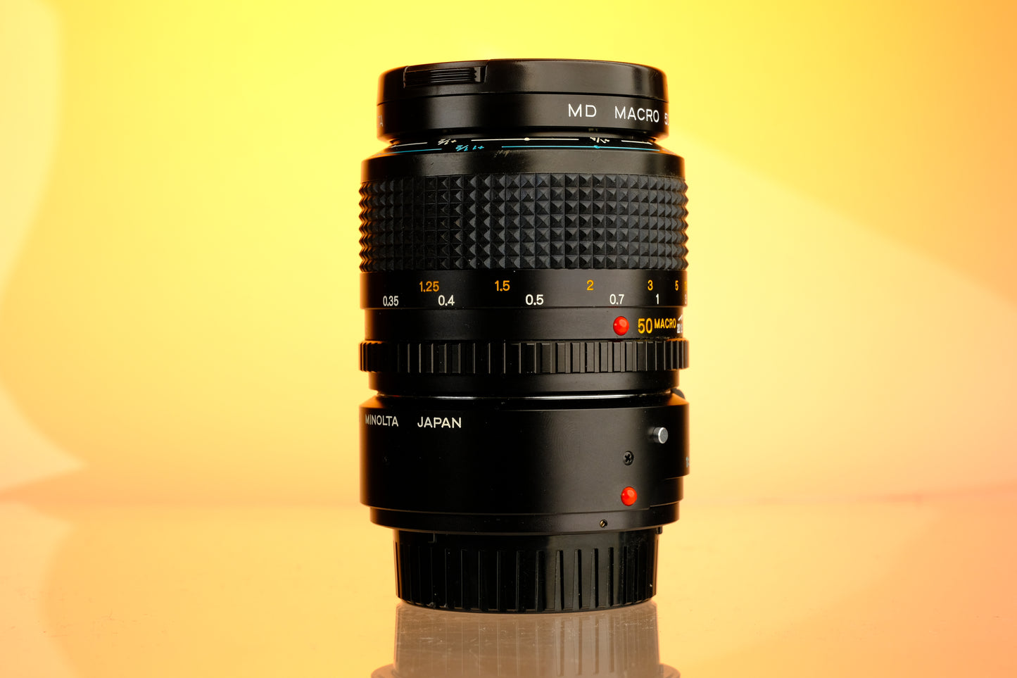 Minolta 50mm Macro f/3.5 MD Lens + 1:1 - 1:2 Extension Tube