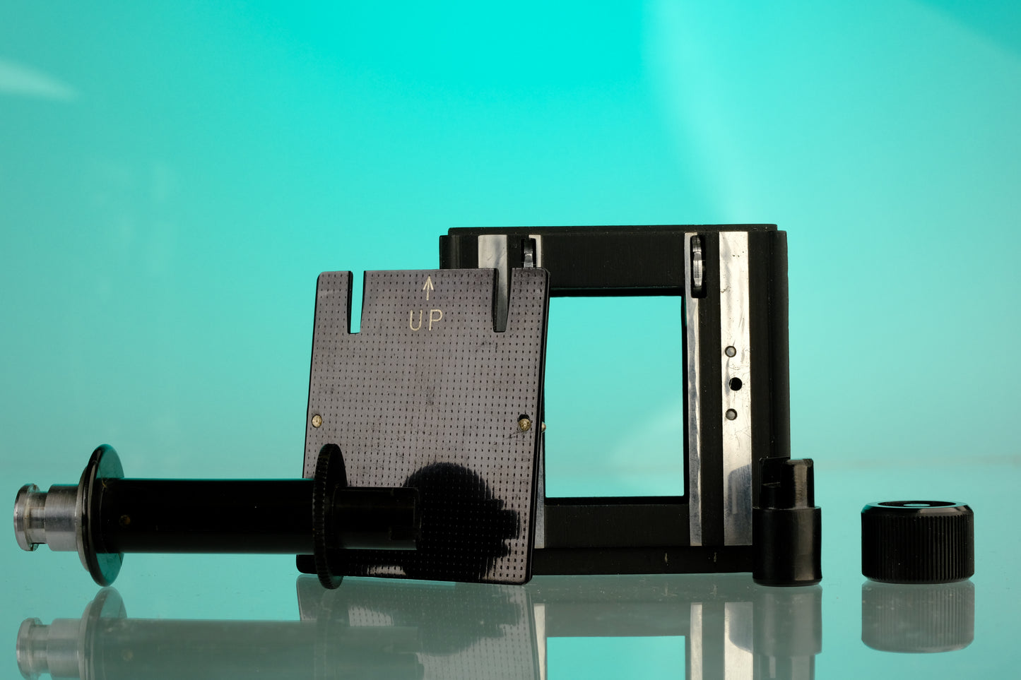 Yashica 635 6x6 Medium Format TLR Film Camera + 35mm Adapter