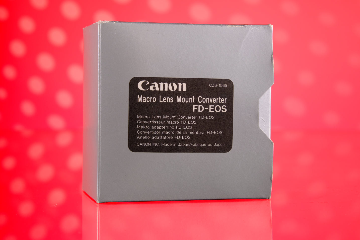 Canon macro lens mount converter FD to EOS EF Mount
