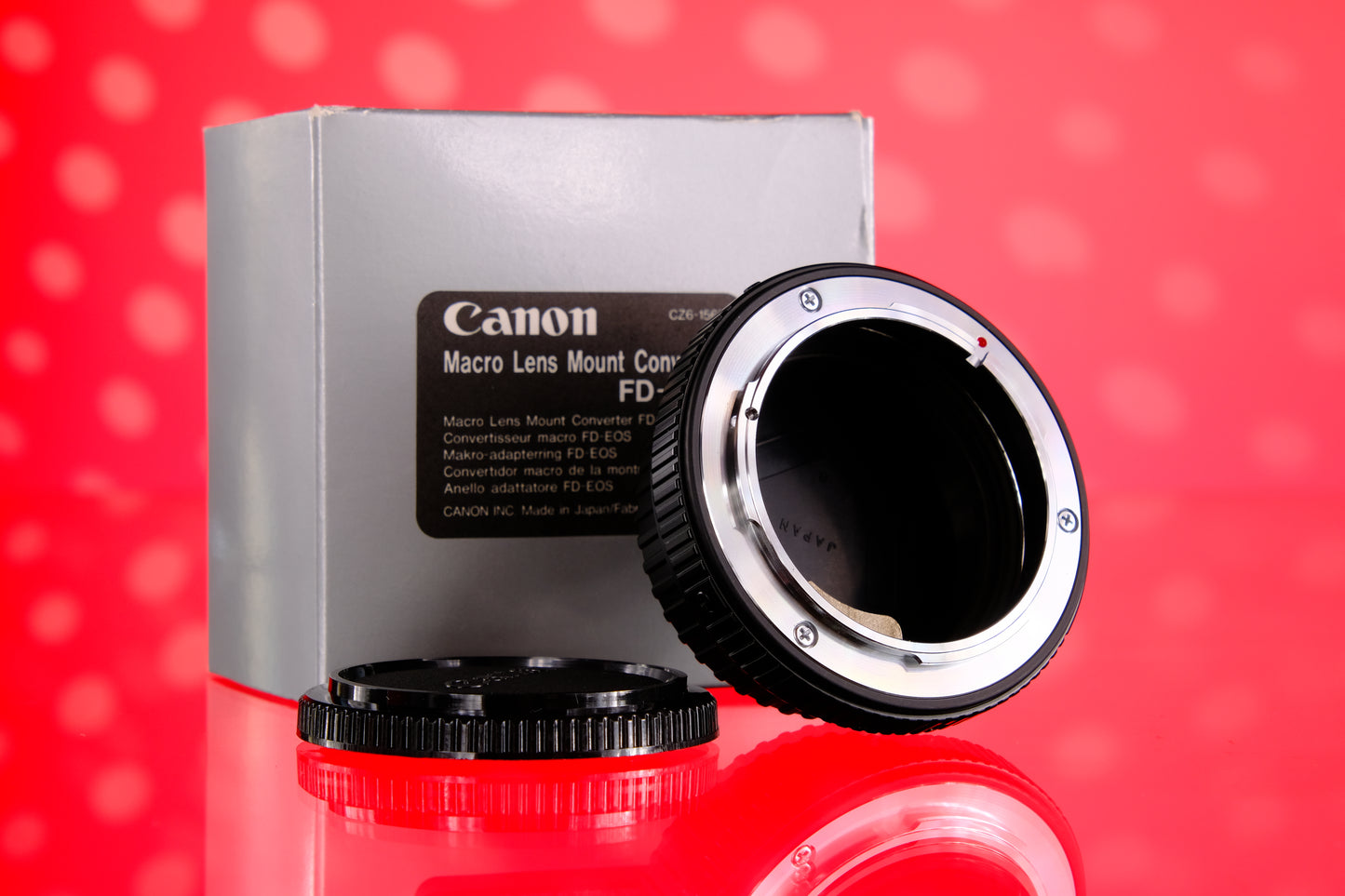 Canon macro lens mount converter FD to EOS EF Mount