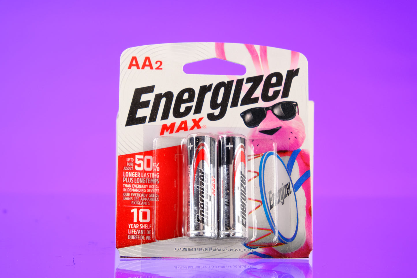 Energizer MAX Alkaline AA Batteries - 2 Count