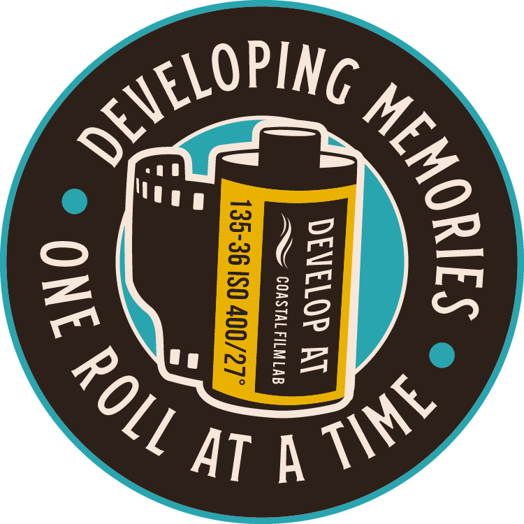 Coastal Film Lab Developing Memories Sticker – Waterproof Vinyl Sticker (2.5”)