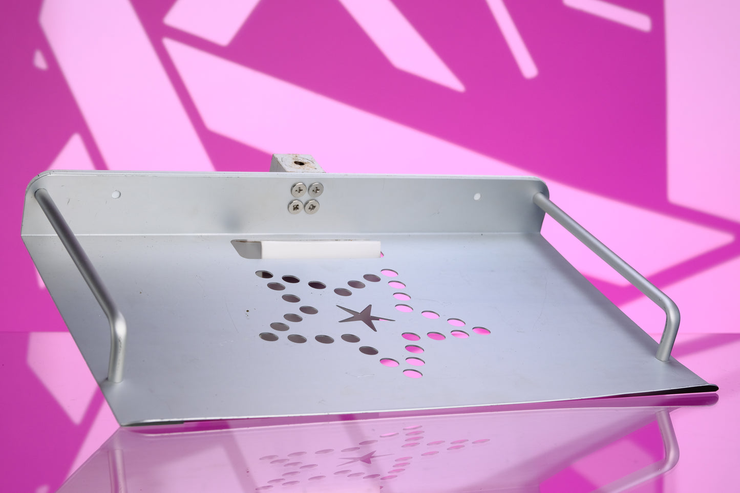 12.5" x 8" Aluminium Shelf C Stand Mount For Small Laptop and Ipad Pro Tethering