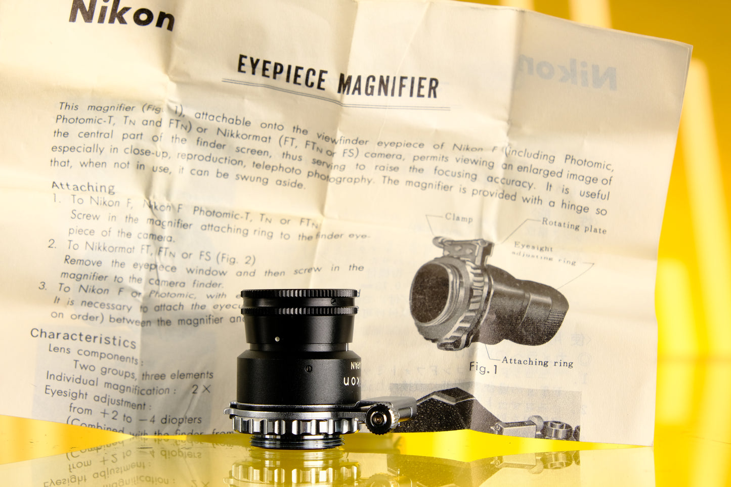 Nikon DG-2 Eyepiece Magnifier – 2x Manual Focus Aid for Nikon SLRs (with Box)