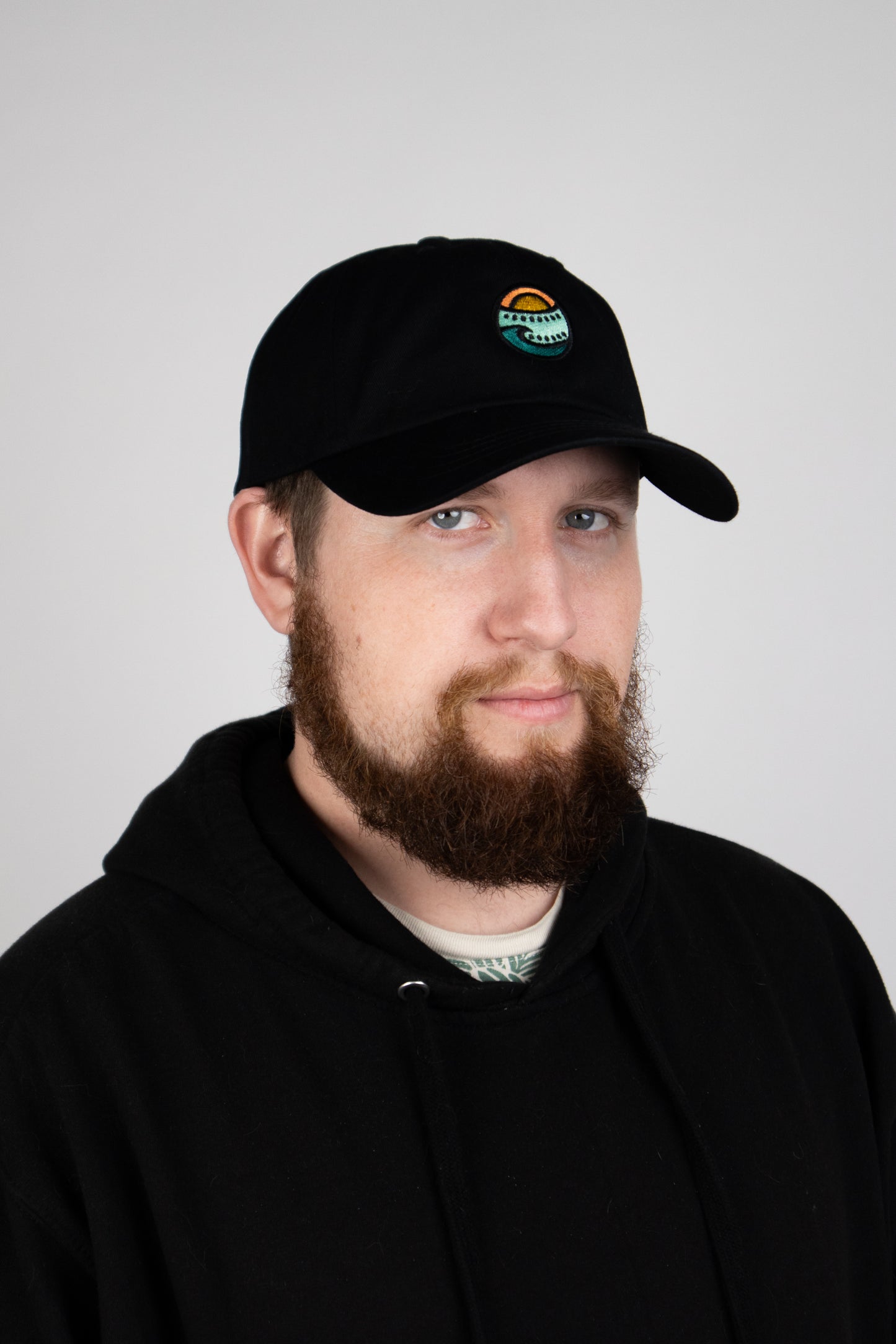 Embroidered Dad Hat (Black)