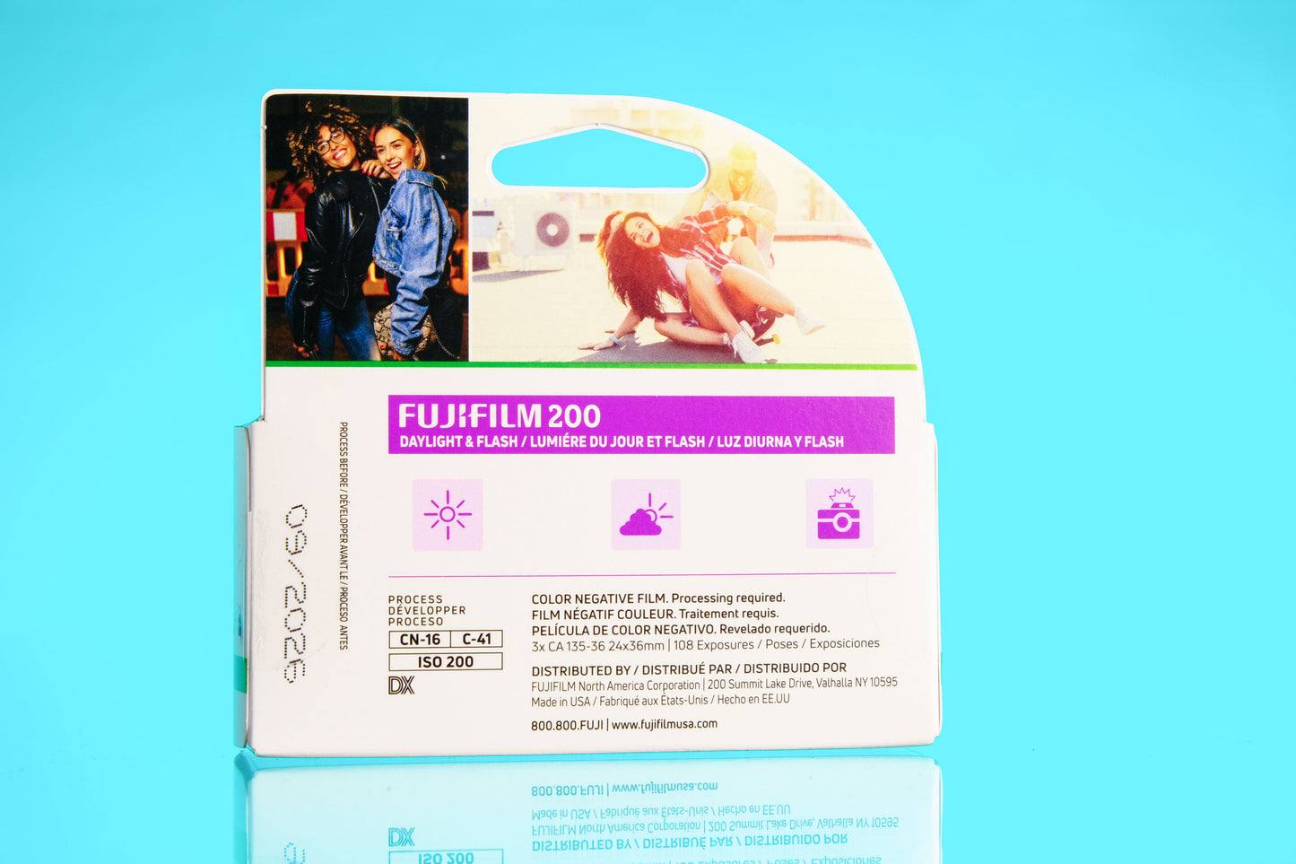 Fujifilm 200 36exp - 35mm Color Negative Film - 3 Pack