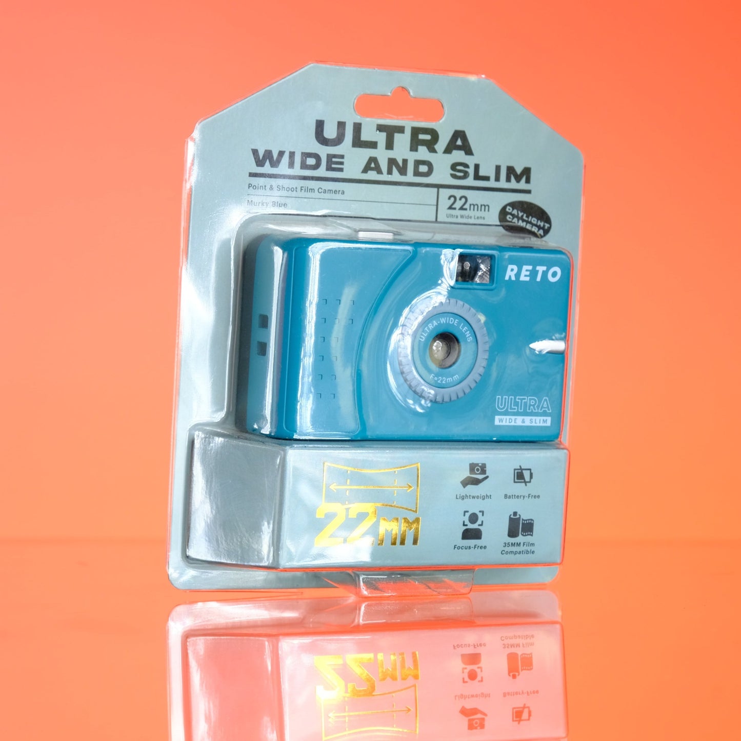 Reto - Ultra Wide and Slim 35mm Point and Shoot Film Camera