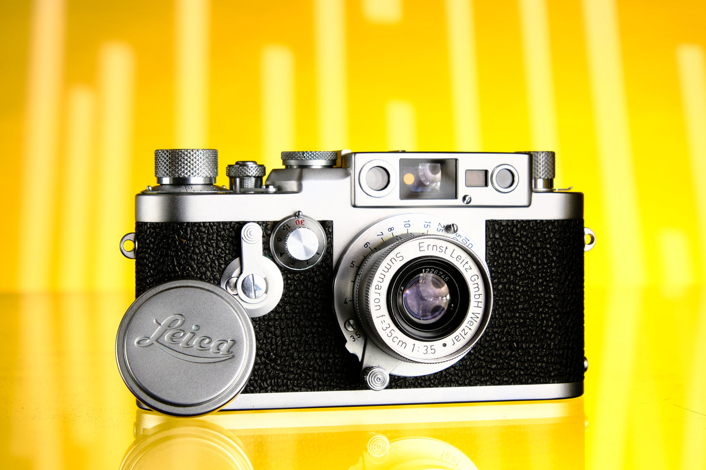 Leica IIIG 35mm Rangefinder FIlm Camera Brief Case Kit