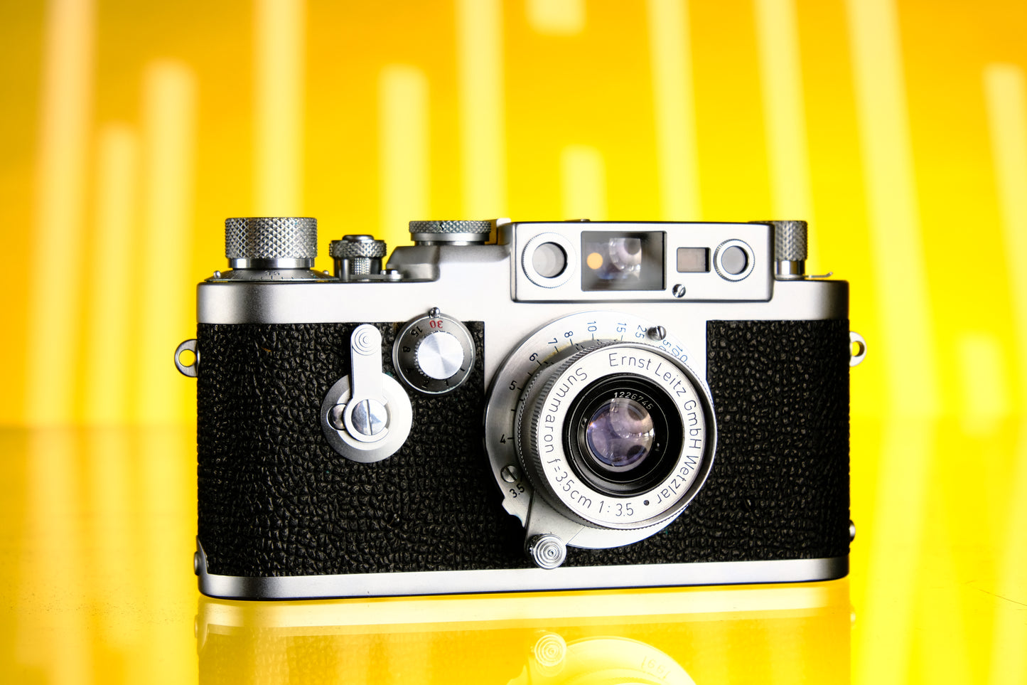 Leica IIIG 35mm Rangefinder FIlm Camera Brief Case Kit