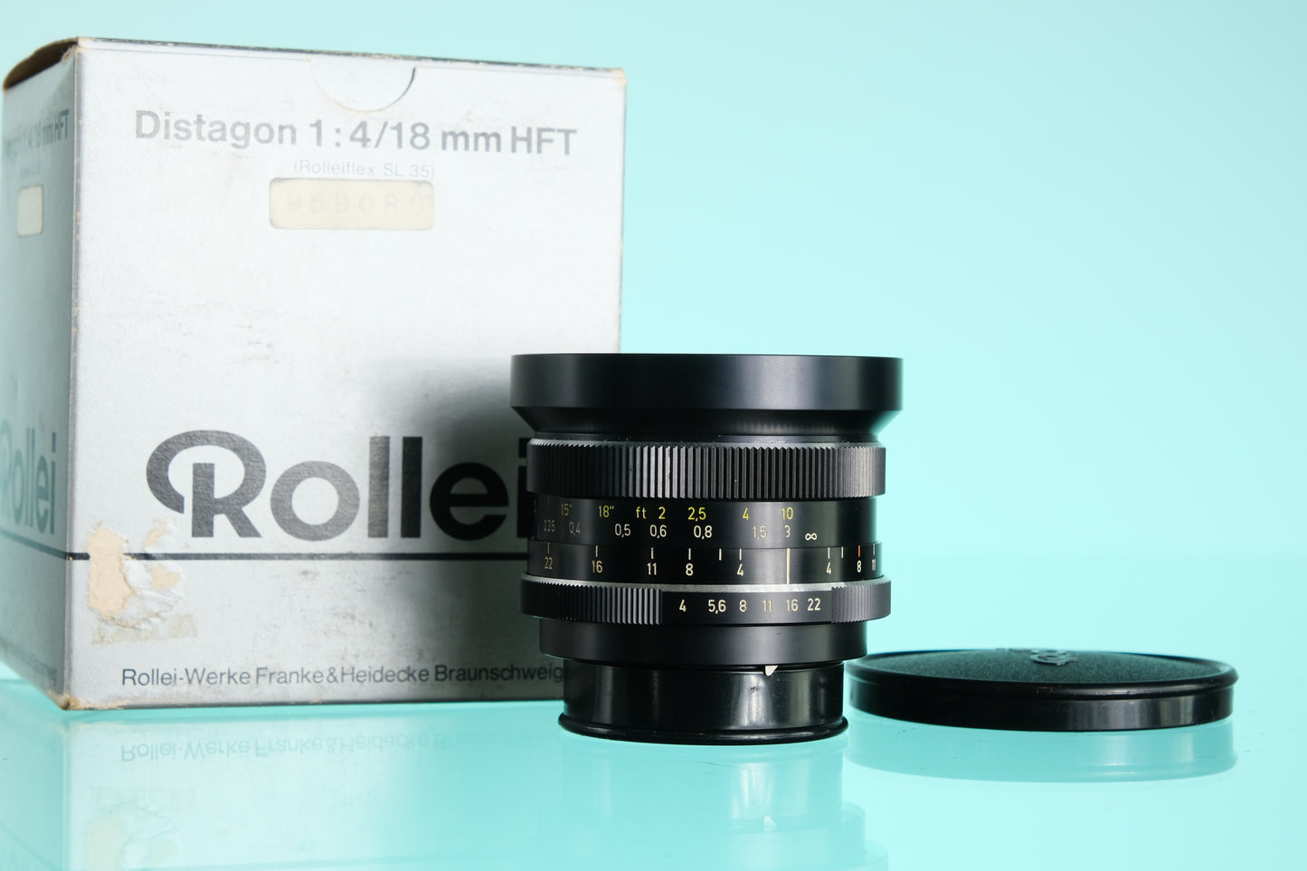Rollei Carl Zeiss Distagon 35mm F/2.8 Wide Angle Lens for QBM Mount BOXED
