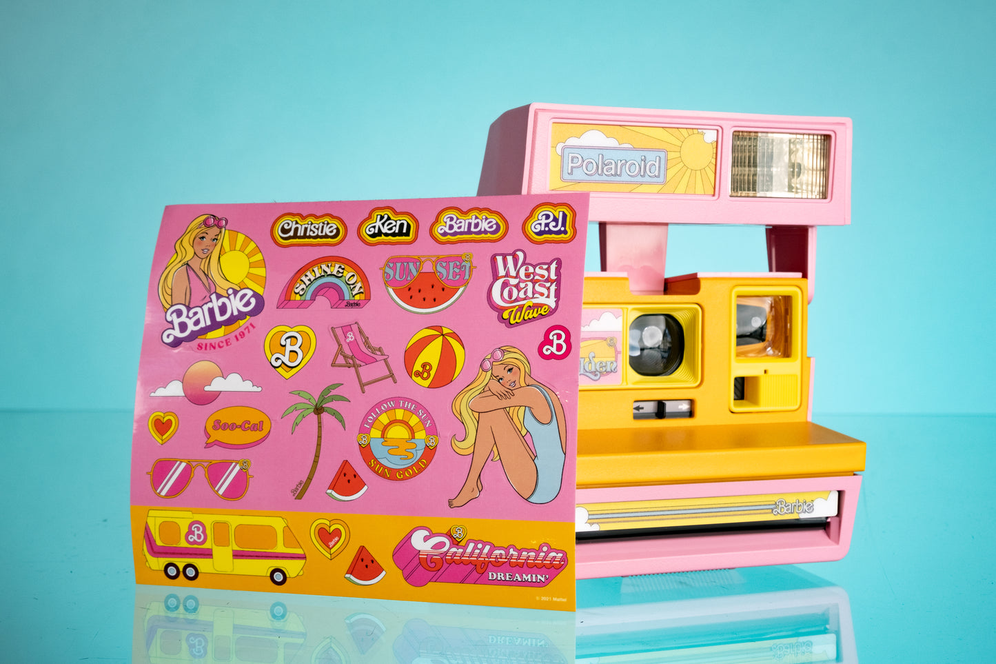 Polaroid 600 Malibu Barbie Instant Film Camera