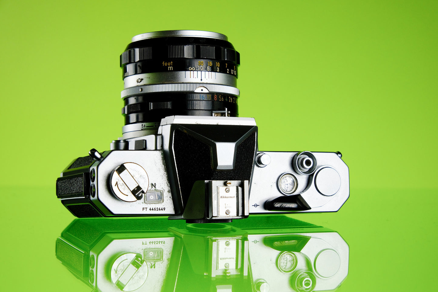 Nikkormat FTn 35mm SLR Film Camera + 50mm F/1.4 Pre-Ai Lens