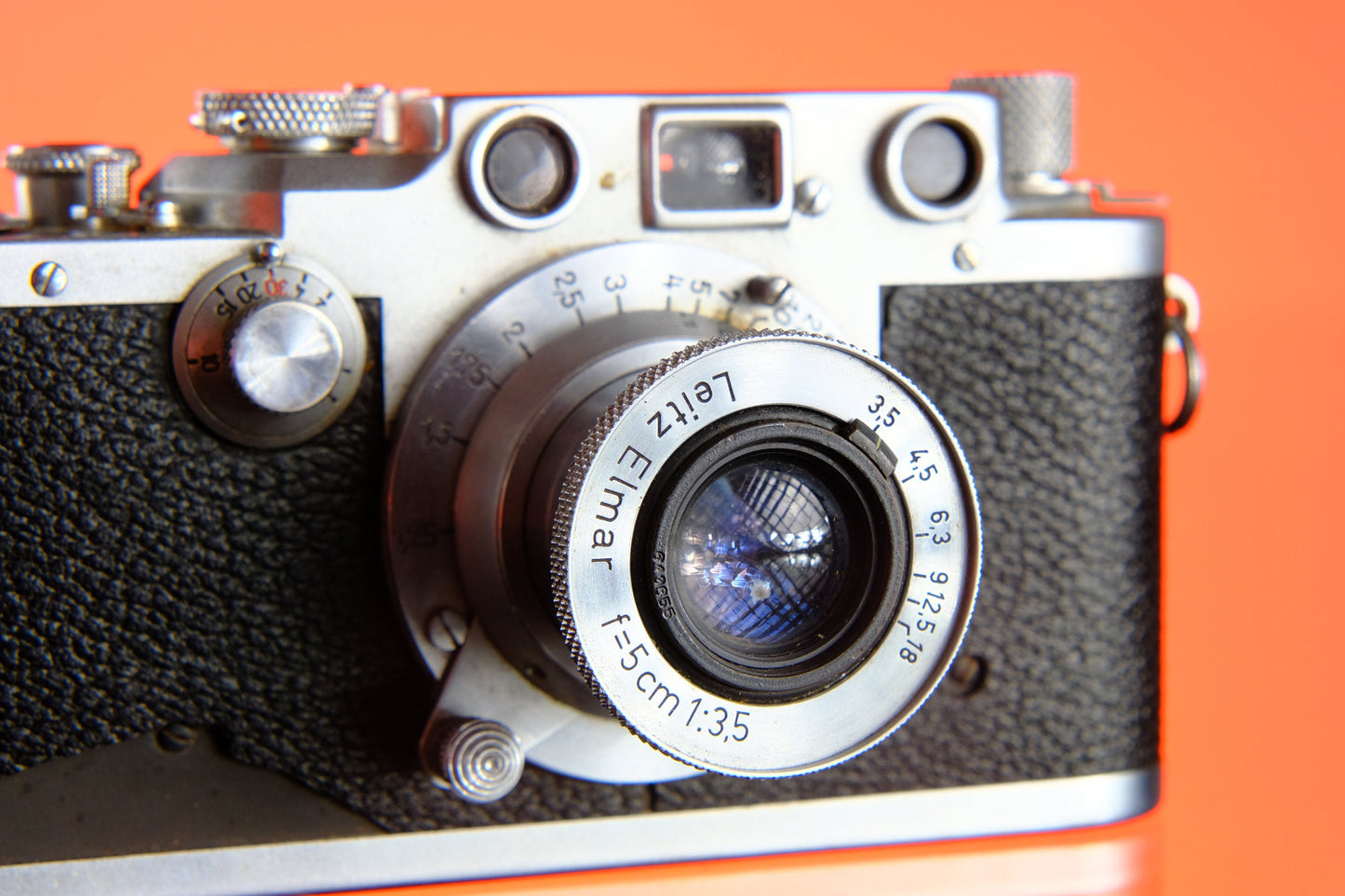 Leica IIIC 35mm LTM Rangefinder Camera + 5cm Leitz f/3.5 Elmar Lens