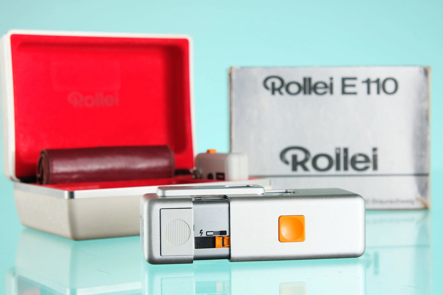 Rollei e110 Silver 110 Film Camera - in Box Tested working!