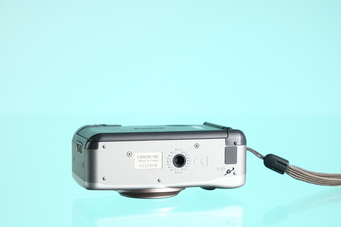 Canon Sure Shot Prima Zoom 80u 35mm Point-and-Shoot Film Camera - Pink & Silver