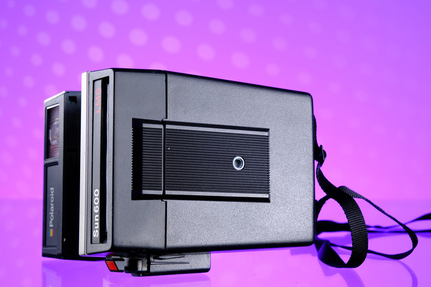 Polaroid Sun 600 LMS Instant Pack Film Camera Tested Working!