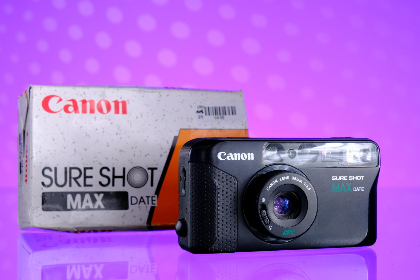 Canon Sureshot Sure Shot Max 35mm Point and Shoot Film Camera