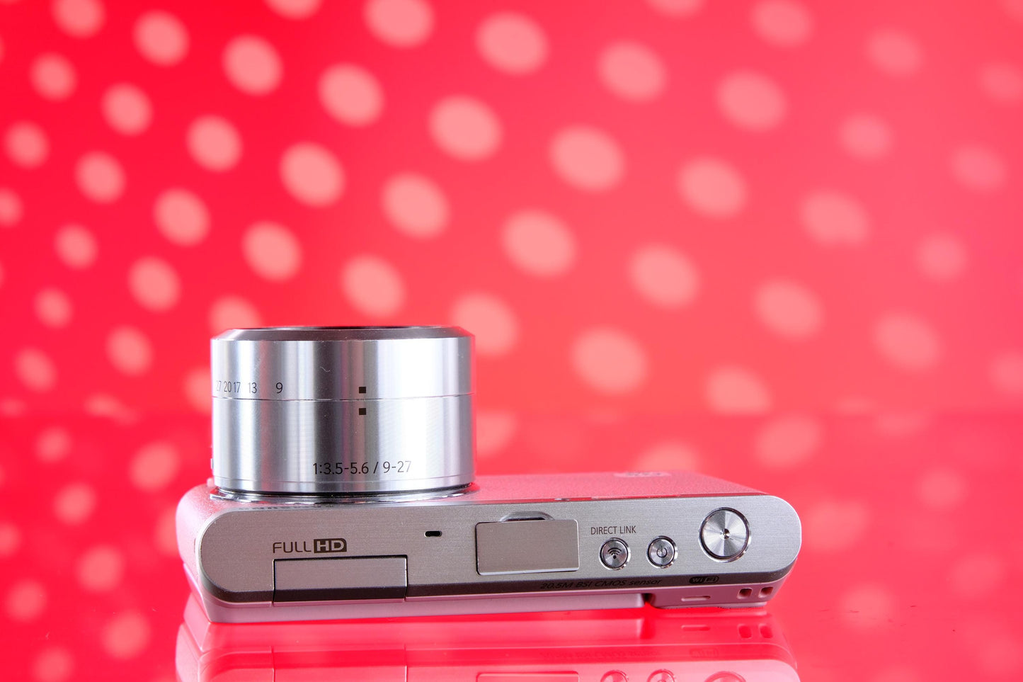 Samsung NX Mini Mirrorless Digicam + 9-27mm Zoom Lens - Pink Tested!
