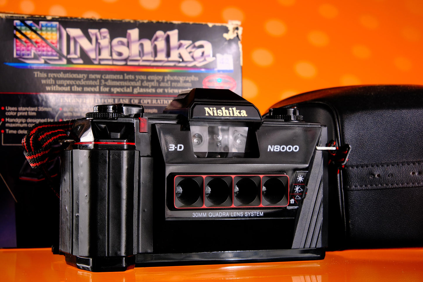 Nishika N8000 4 Lens 3D Gif 35mm Film Camera Tested Working!