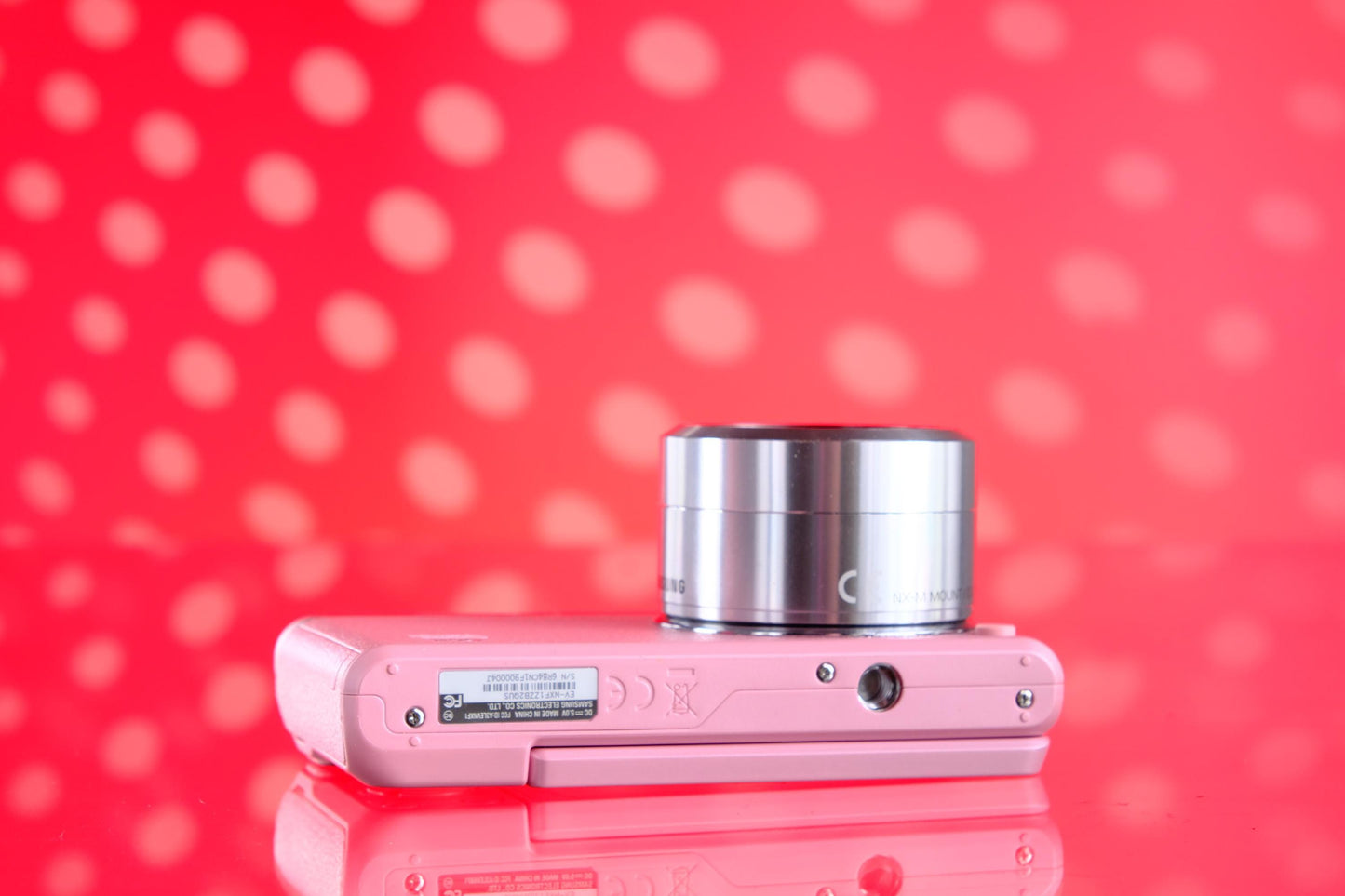 Samsung NX Mini Mirrorless Digicam + 9-27mm Zoom Lens - Pink Tested!