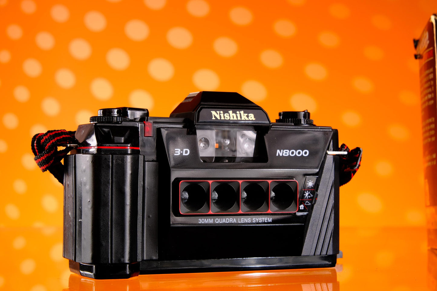 Nishika N8000 4 Lens 3D Gif 35mm Film Camera Tested Working!