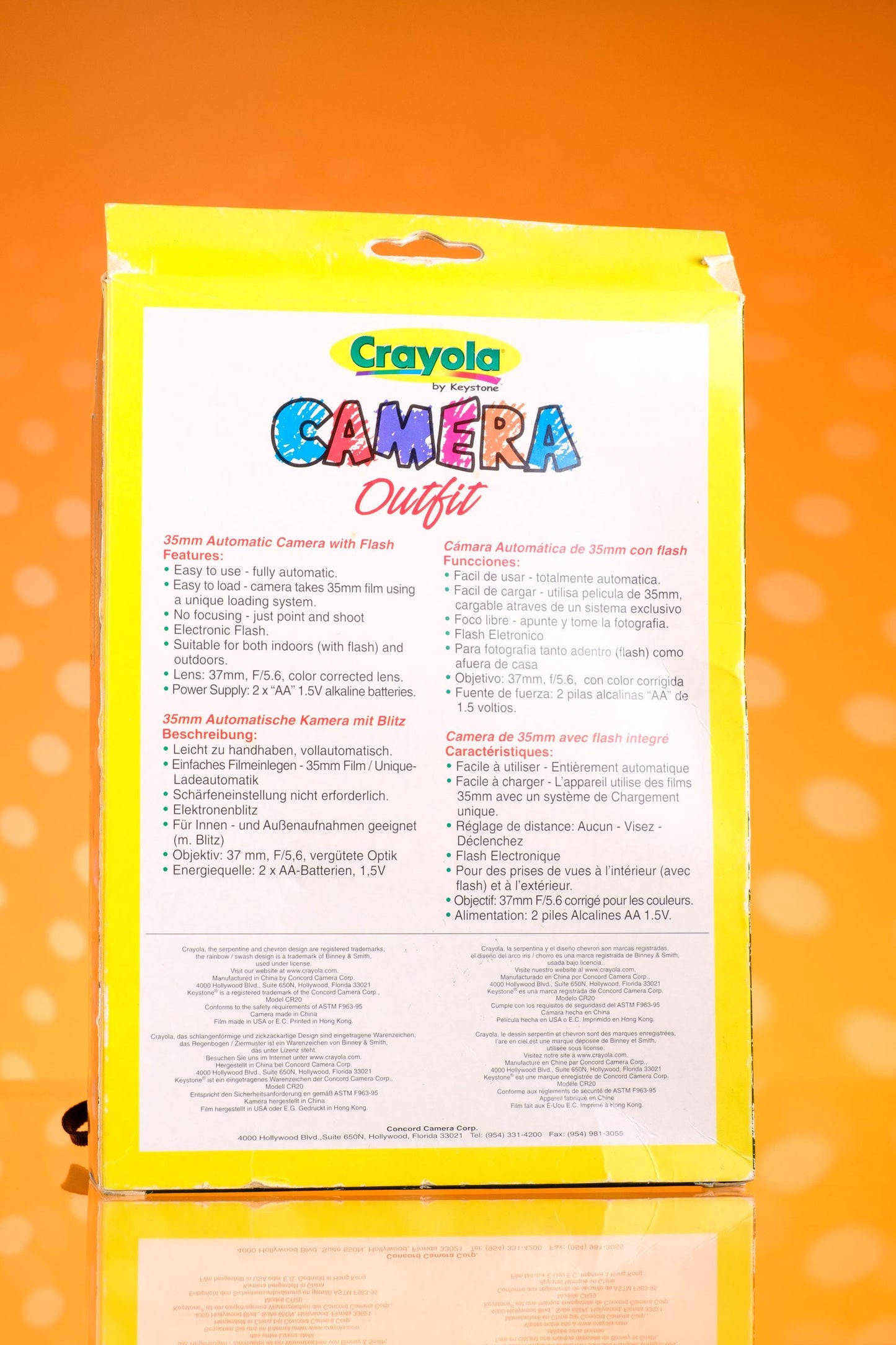 Crayola CR20 35mm Toy Film Point & shoot Camera