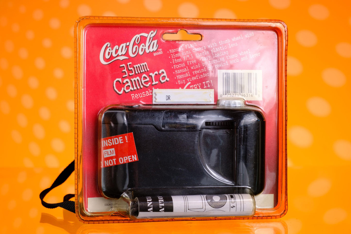 Coca Cola 35mm Reuseable Film Camera Collectible