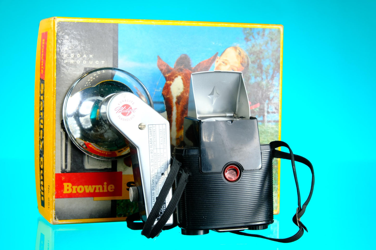 Kodak Brownie 127 Starflex TLR Camera Outfit