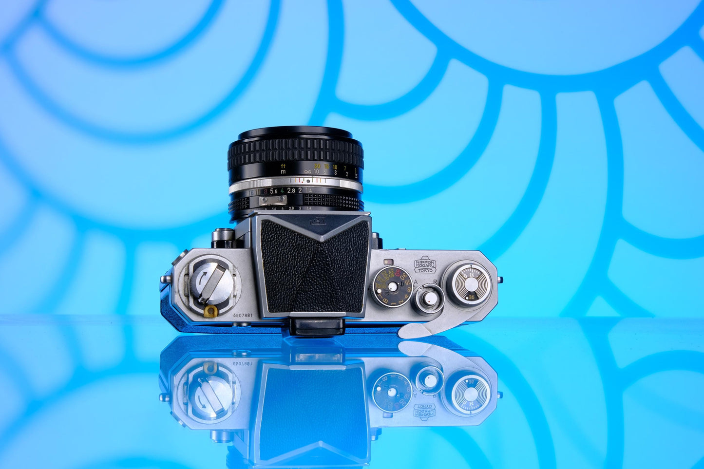 Nikon F 35mm SLR Film Camera + Prism Finder and 50mm F/1.4