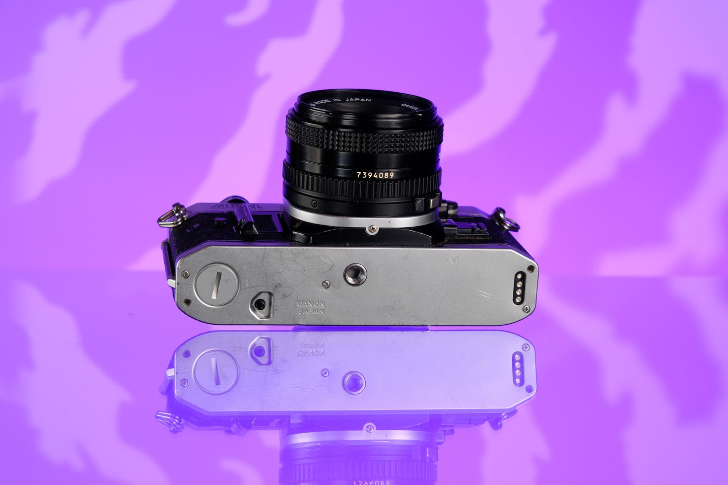 Canon AE-1 Program 35mm SLR Film Camera + 50mm F/1.8 S.C