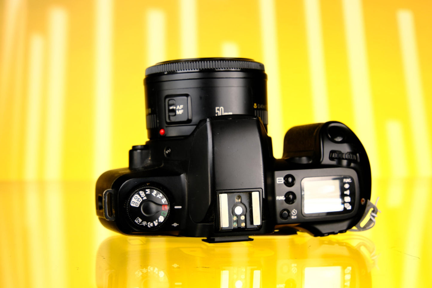 Canon EOS Rebel G 35mm SLR + 50mm f/1.8 II ef Lens - Tested! Perfect Student Camera
