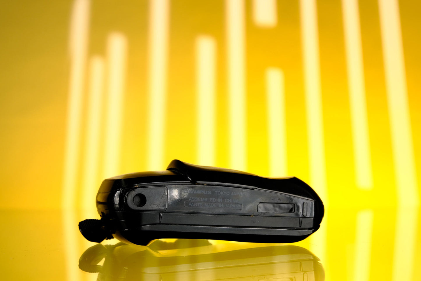 Olympus MJU 35mm Point and Shoot Film Camera Black and Gold