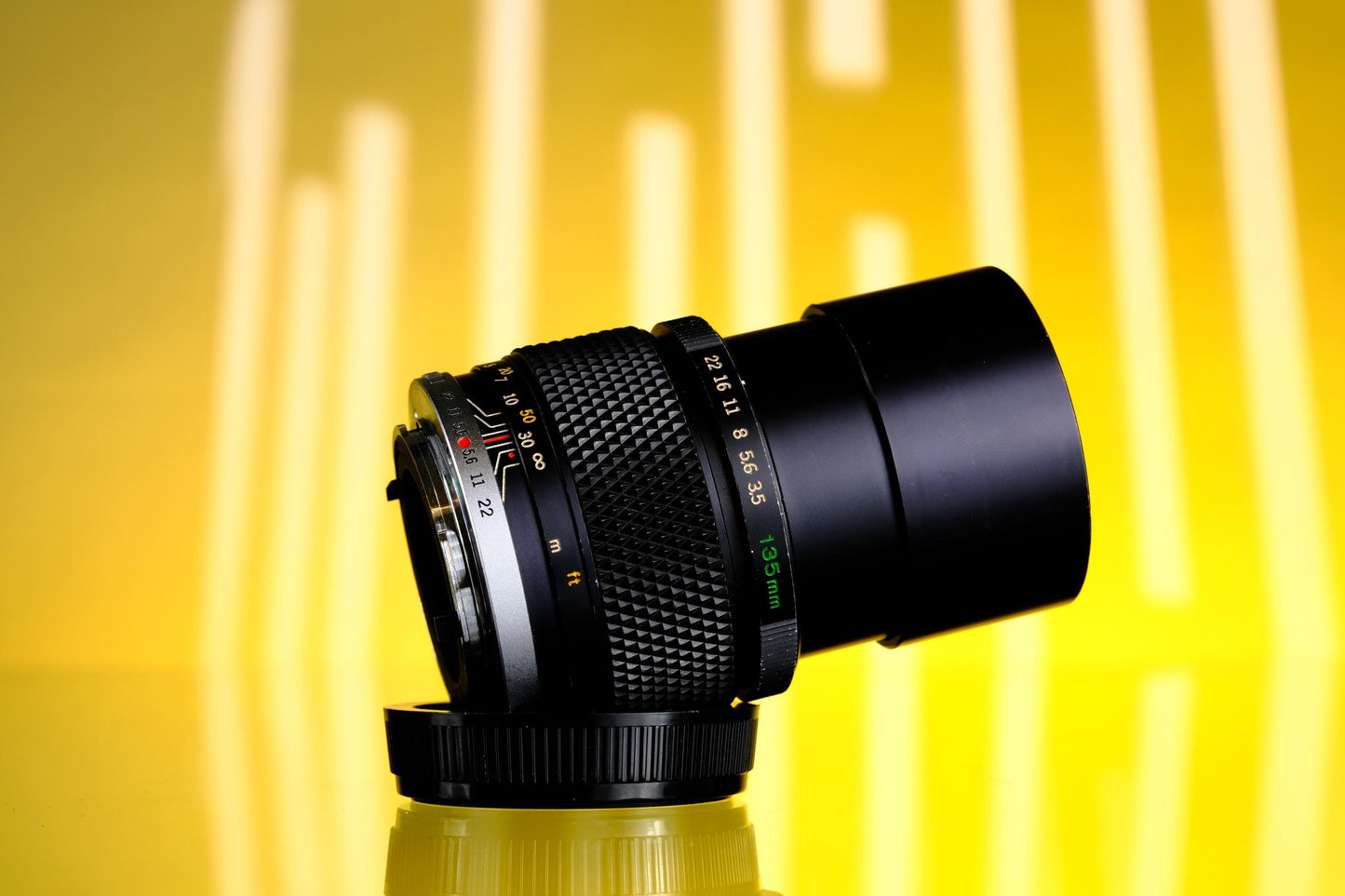 Olympus OM-System Zuiko Auto-T 135mm f/3.5 Lens – Compact Telephoto Prime for OM Mount