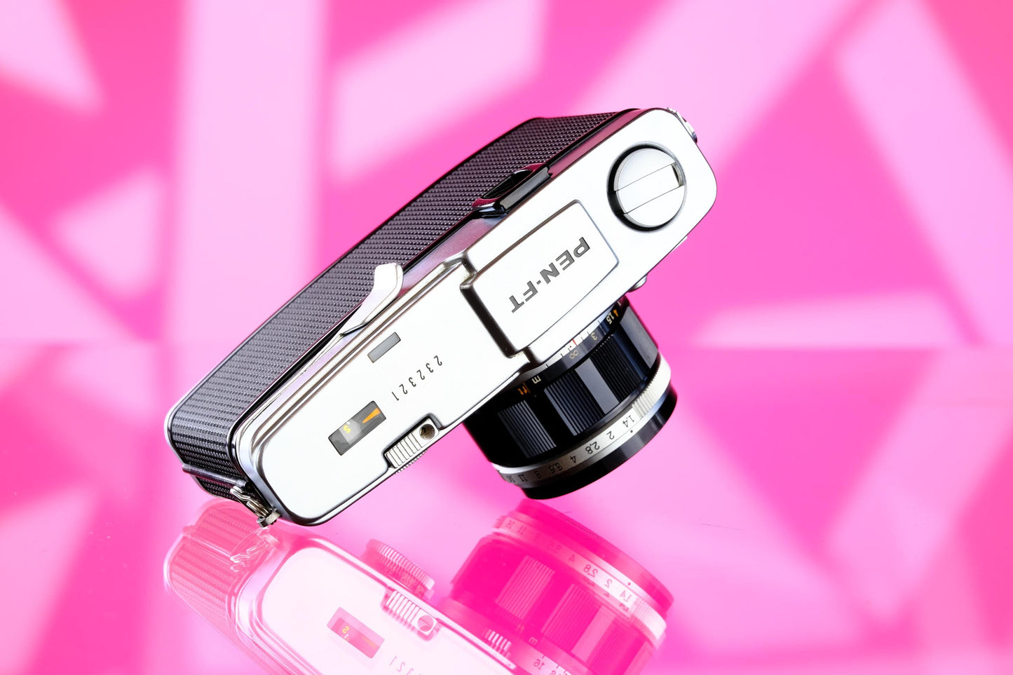 Olympus PEN-FT 35mm SLR Half-Frame Film Camera + 38mm F/1.4