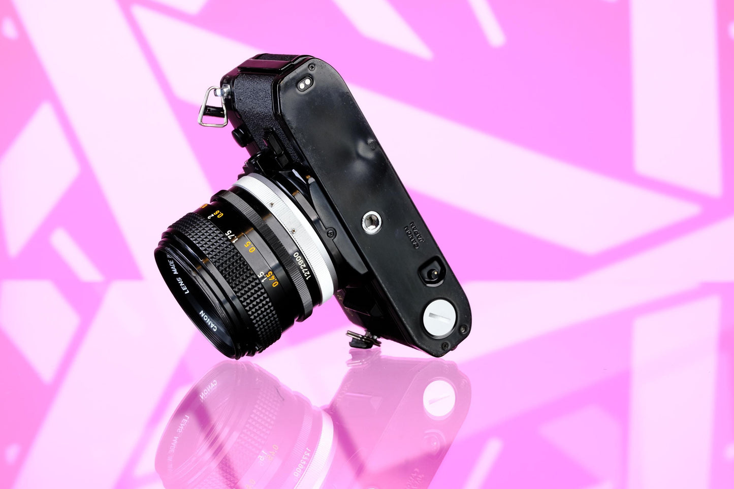 Canon Ae-1 Black + 50mm f/1.4 SSC 35mm SLR Camera