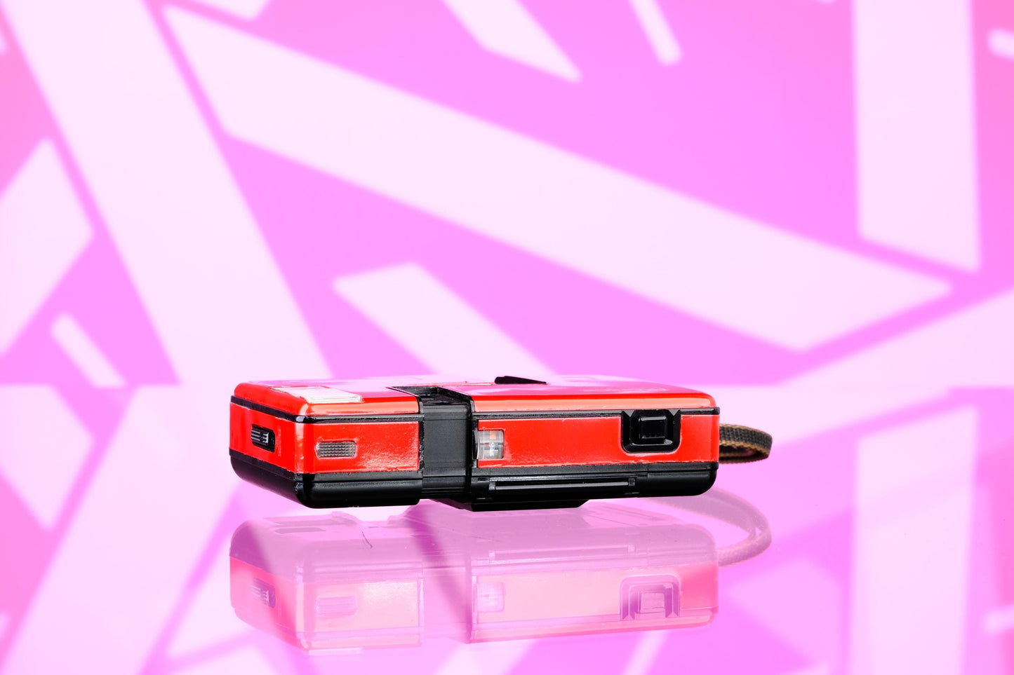 Konica Recorder 35mm Half Frame Point & Shoot Camera - Red