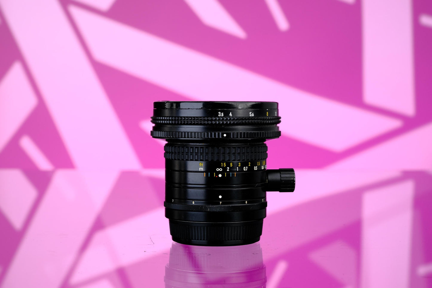 Nikon 28mm f/3.5 PC Nikkor Pre-Ai Wide Angle F Mount Shift Lens