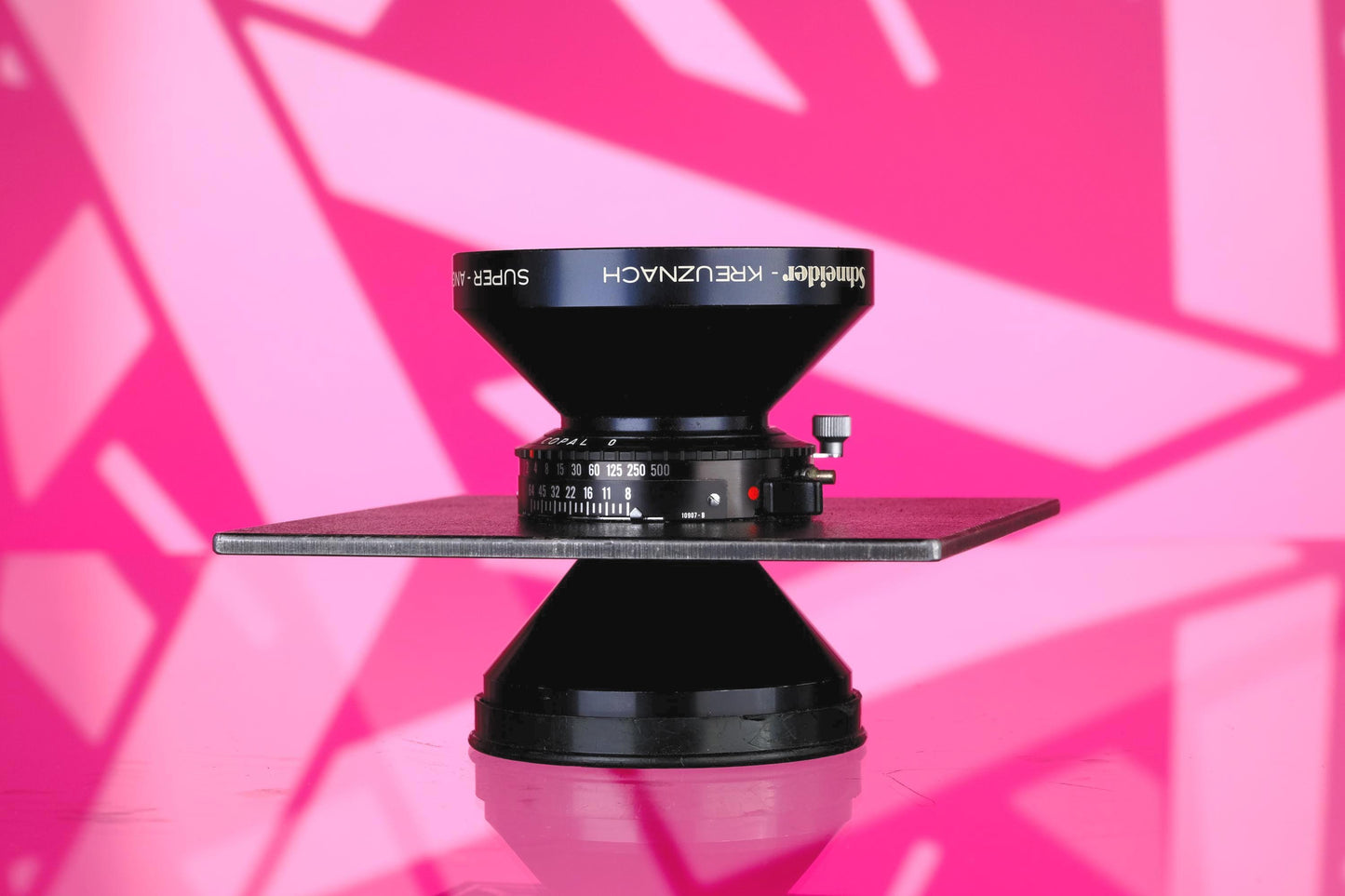 Schneider Kreuznach Super Angulon 120mm f/8.0 MC 8x10 Large Format Lens w/ Copal 0 Shutter, Horseman lens Board