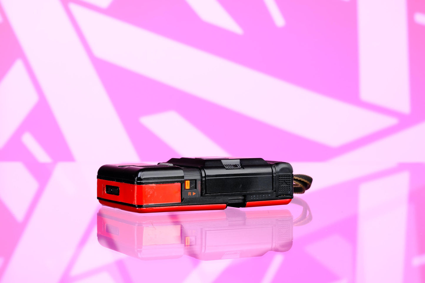 Konica Recorder 35mm Half Frame Point & Shoot Camera - Red