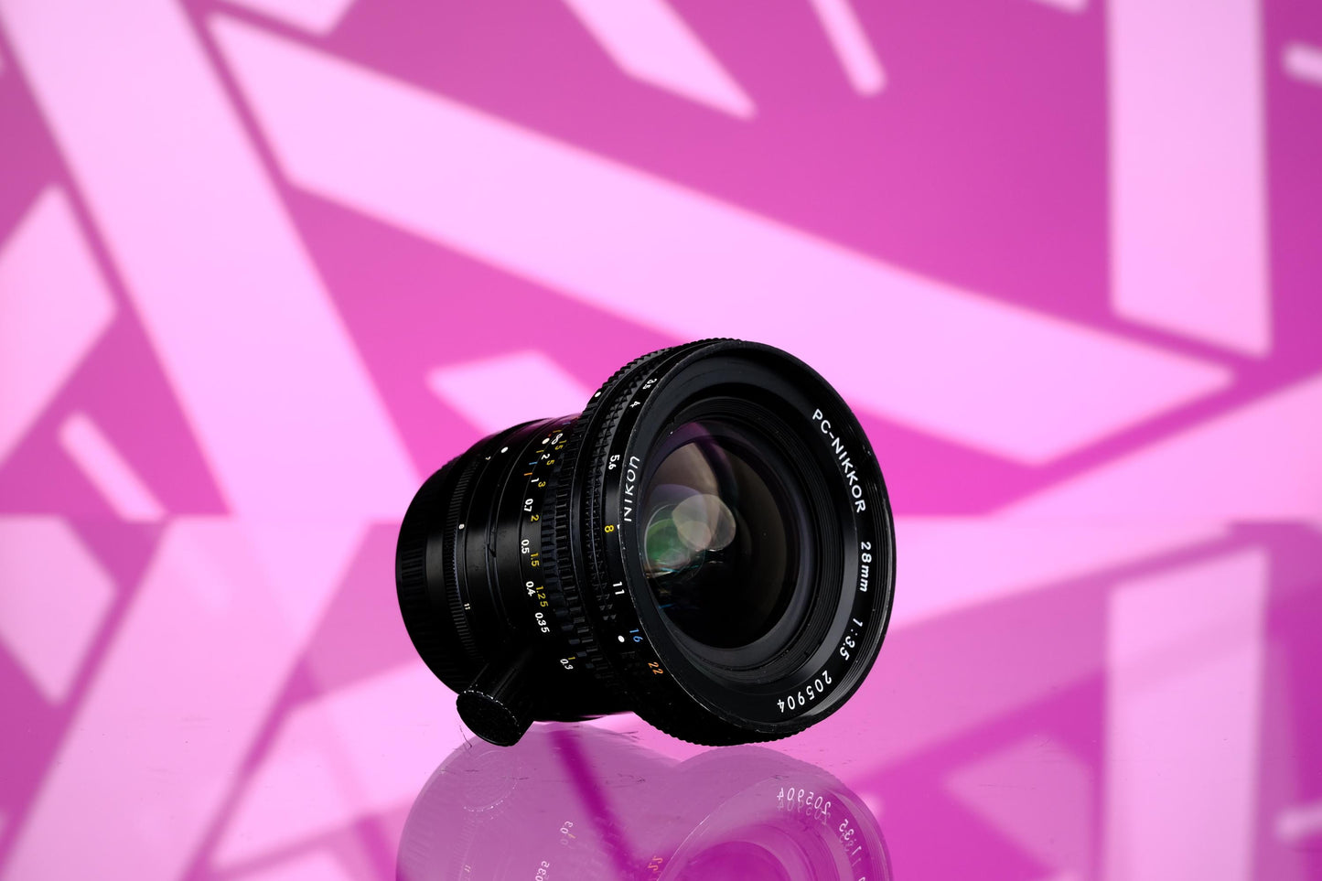 Nikon 28mm f/3.5 PC Nikkor Pre-Ai Wide Angle F Mount Shift Lens