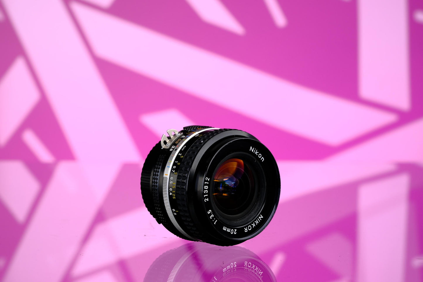 Nikon 20mm f/3.5 Ai-S Wide Angle F Mount Prime Lens