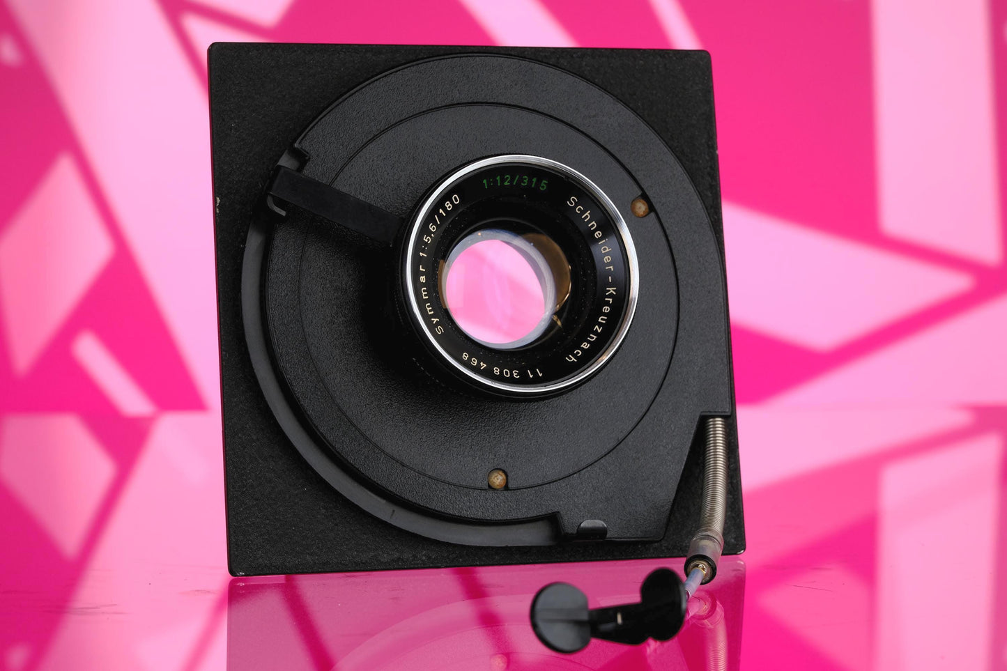 Schneider Kreuznach Symmar 180mm f/5.6 Convertible Large Format Lens w/ Sinar Atmos 482 Lens Board