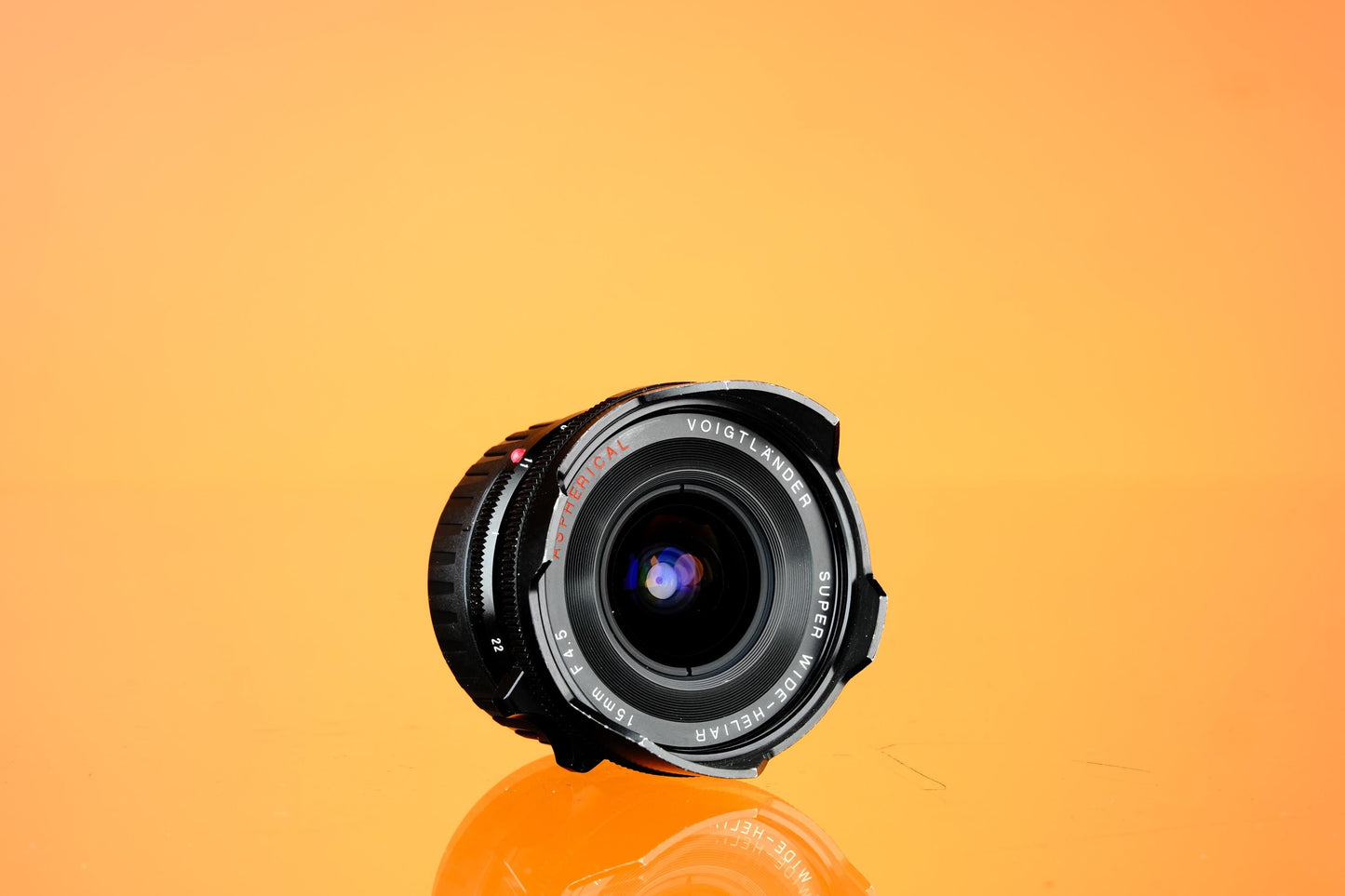 Voigtlander 15mm f/4.5 ii Leica M Mount Super Wide Angle Lens + Viewfinder