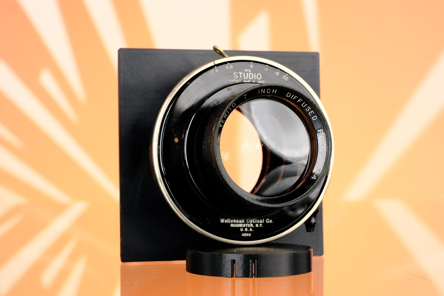 Wollensak Verito Diffused Focus 7" 177mm f/4.0 Large Format Lens